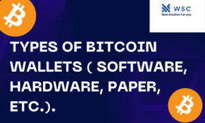 Types of Bitcoin wallets (software, hardware, paper, etc.). | websolutioncode.com