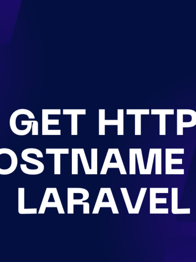 Get Http Hostname in Laravel