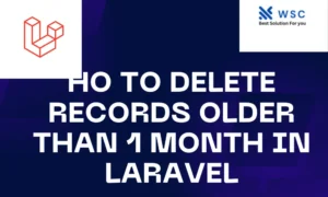 Ho to Delete Records Older than 1 Month in Laravel | websolutioncode.com