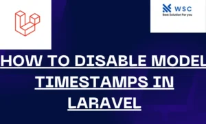 How to disable model timestamps in Laravel